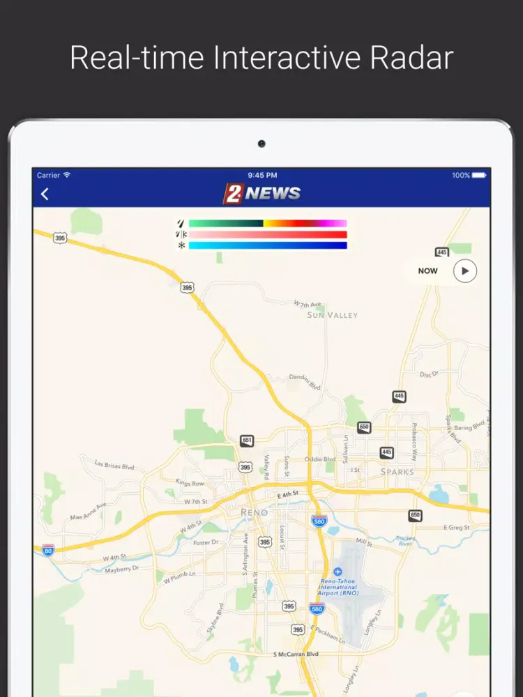 Capturas de pantalla de KTVN Channel 2 News iPad 