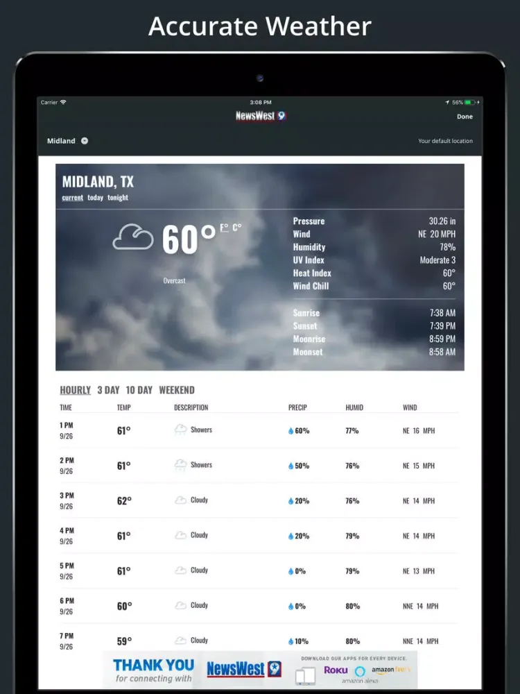 Zrzuty ekranu KWES NewsWest 9 iPad 