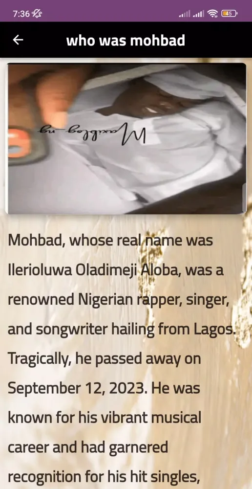 is mohbad a muslim Ekran Görüntüleri