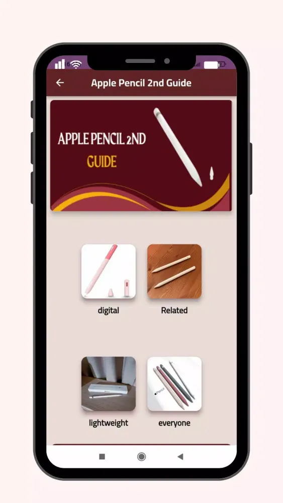 تصاویر Apple Pencil 2nd Guide