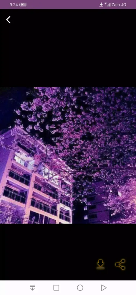 Screenshot di خلفيات باللون البنفسجي