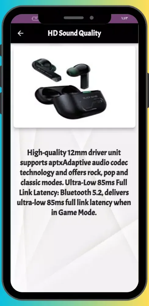 Capturas de tela do Black Shark JoyBuds Pro guide