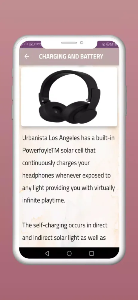 Urbanista headphones guide Ekran Görüntüleri