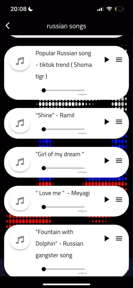 Russian songs Screenshots