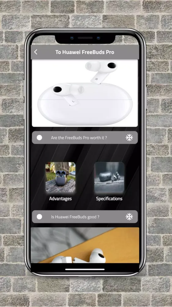 Capturas de tela do Huawei FreeBuds Pro -Guide