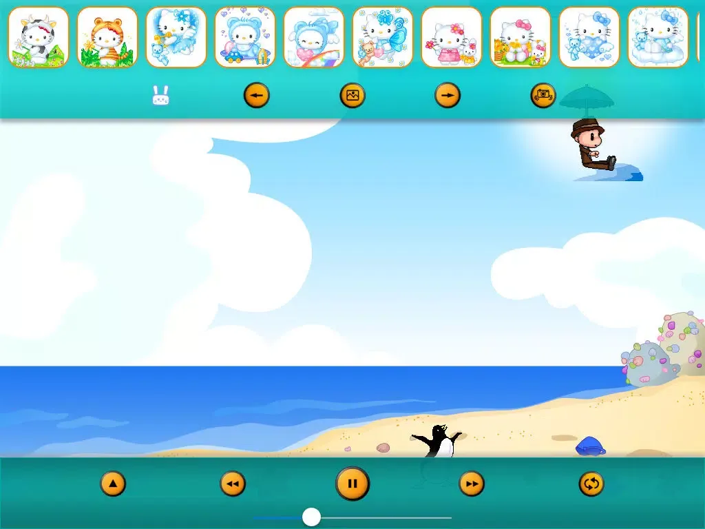 ภาพหน้าจอของ Kids Songs: Candy Music Box 6 - App Toys iPad 