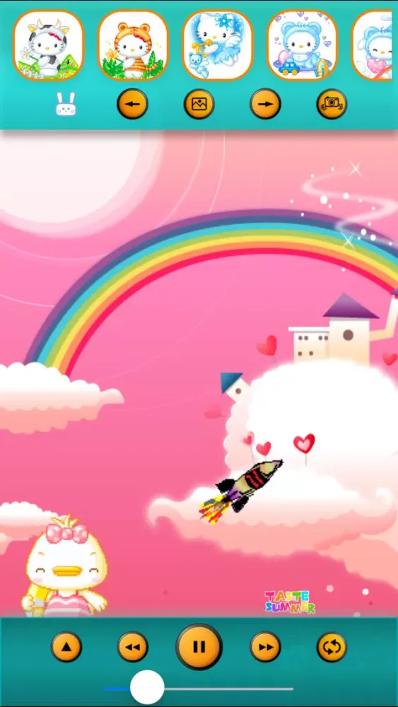 ภาพหน้าจอของ Kids Songs: Candy Music Box 6 - App Toys