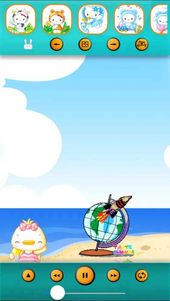 ภาพหน้าจอของ Kids Songs: Candy Music Box 6 - App Toys