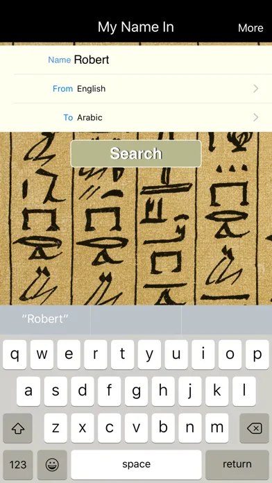 ภาพหน้าจอของ My Name In - Translate Your Name into Multiple Languages