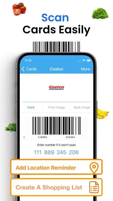 Key Ring Rewards Card Wallet Ekran Görüntüleri