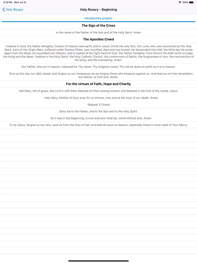 صور Holy Rosary With Audio & Text iPad 