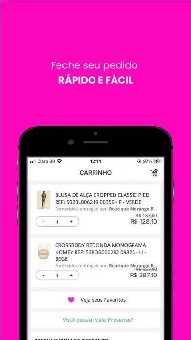 Boutique Morango Rosa Screenshots