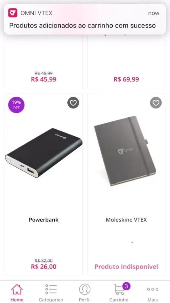 Screenshot di Omni VTEX