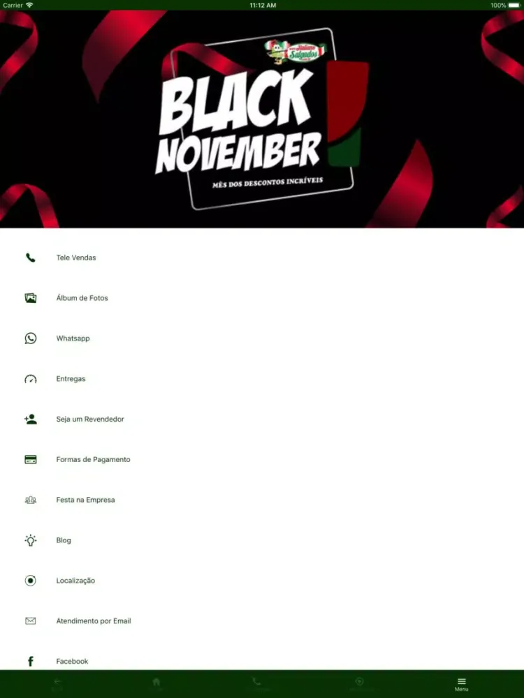 Zrzuty ekranu Italiano Salgados iPad 