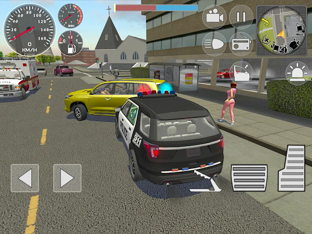Police Cop Simulator. Gang War应用截图
