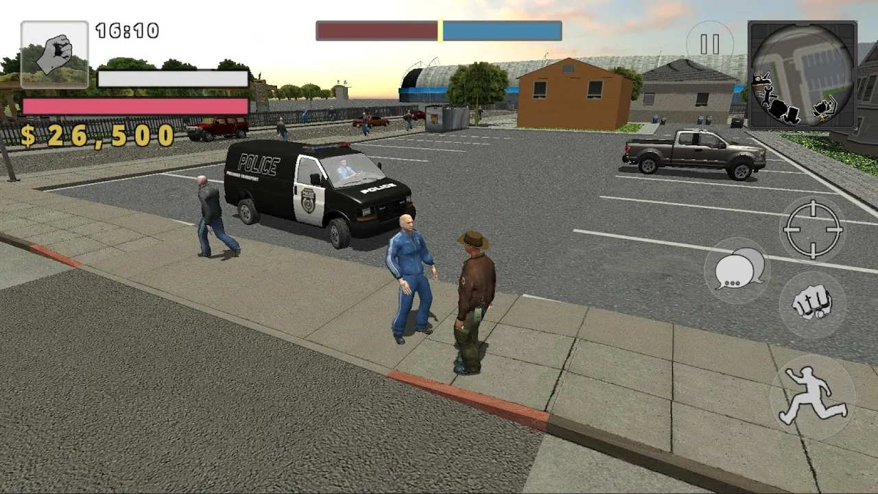 Police Cop Simulator. Gang War应用截图