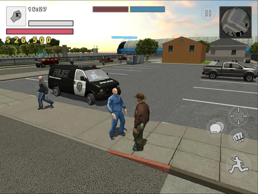 Police Cop Simulator. Gang War应用截图