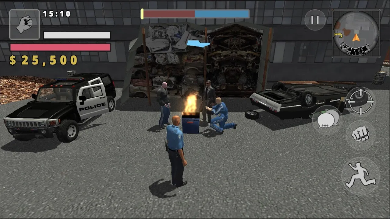 Police Cop Simulator. Gang War应用截图