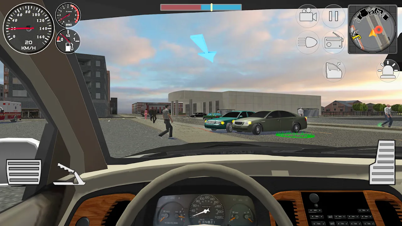 Police Cop Simulator. Gang War应用截图