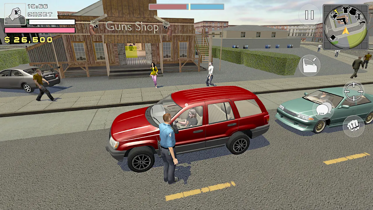 Police Cop Simulator. Gang War应用截图