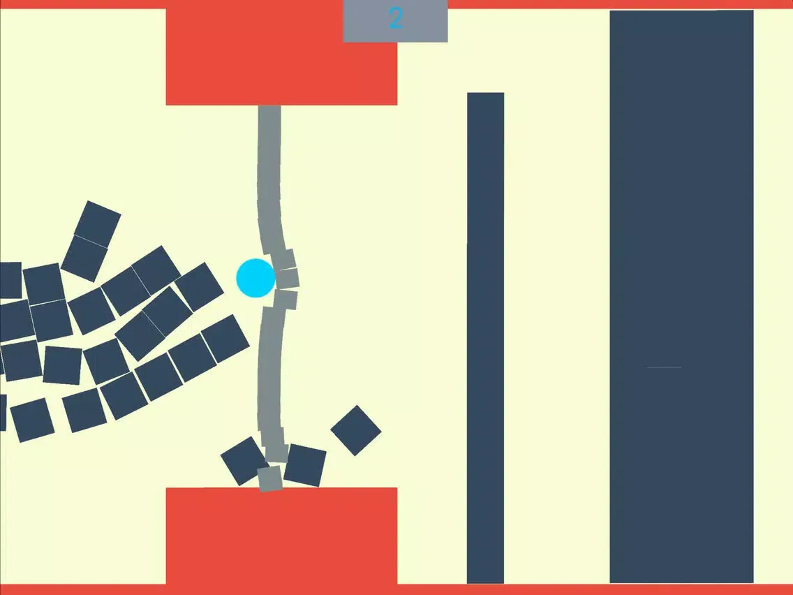 Zrzuty ekranu Tunnel Ball 2D - Bounce and Avoid iPad 