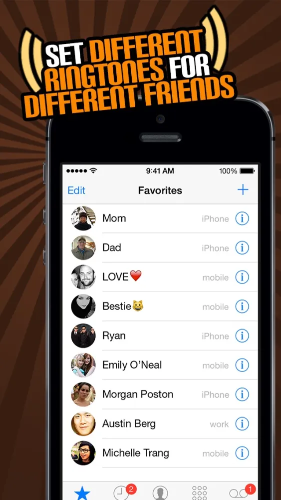 Capturas de tela do 1500 Ringtones Unlimited - Download the best iPhone Ringtones