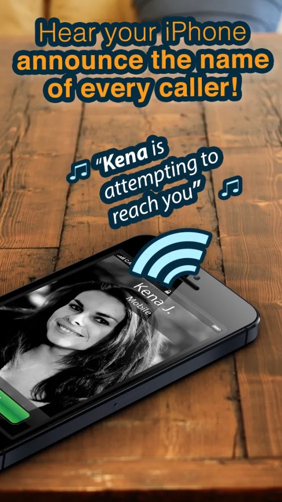 Tangkapan skrin Free Caller ID Ringtones - HEAR who is calling