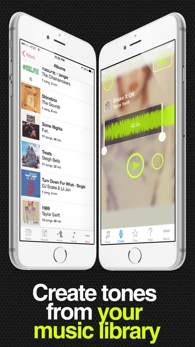 ภาพหน้าจอของ ToneCreator - Create ringtones, text tones and alert tones