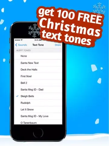Скриншоты Christmas Text Tones - Customize your new text tone with Santa! iPad 