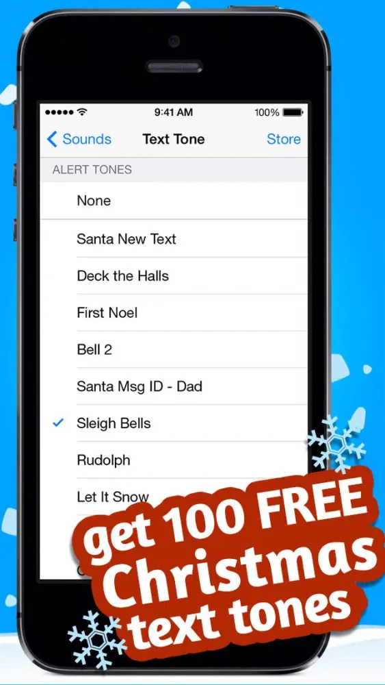 Скриншоты Christmas Text Tones - Customize your new text tone with Santa!