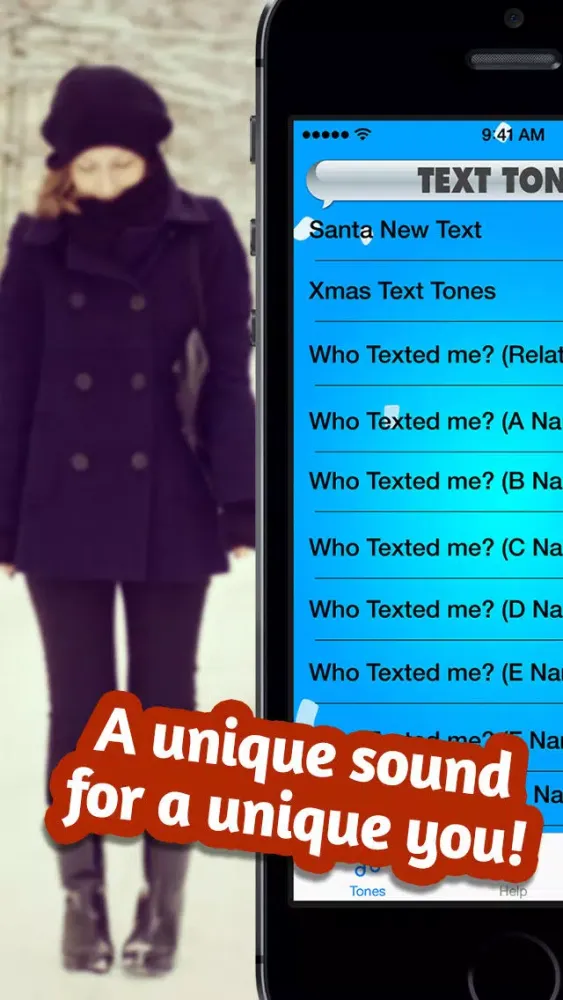 Скриншоты Christmas Text Tones - Customize your new text tone with Santa!