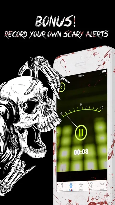 Ảnh chụp màn hình của Halloween Alert Tones - Scary new sounds for your iPhone