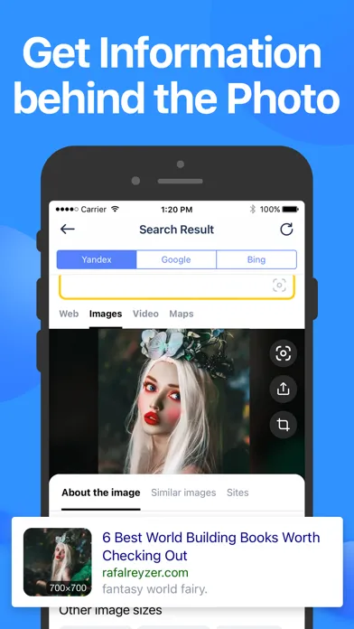 Reverse Image Search Tool App سکرین شاٹس
