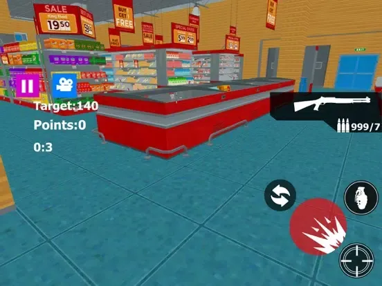 Capturas de pantalla de Smash Supermarket:Destroy MAL iPad 