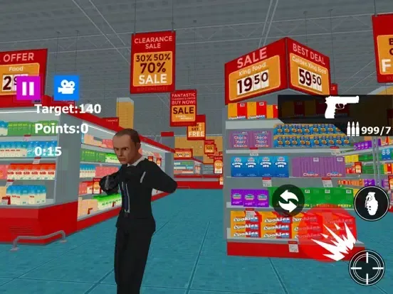 Capturas de pantalla de Smash Supermarket:Destroy MAL iPad 