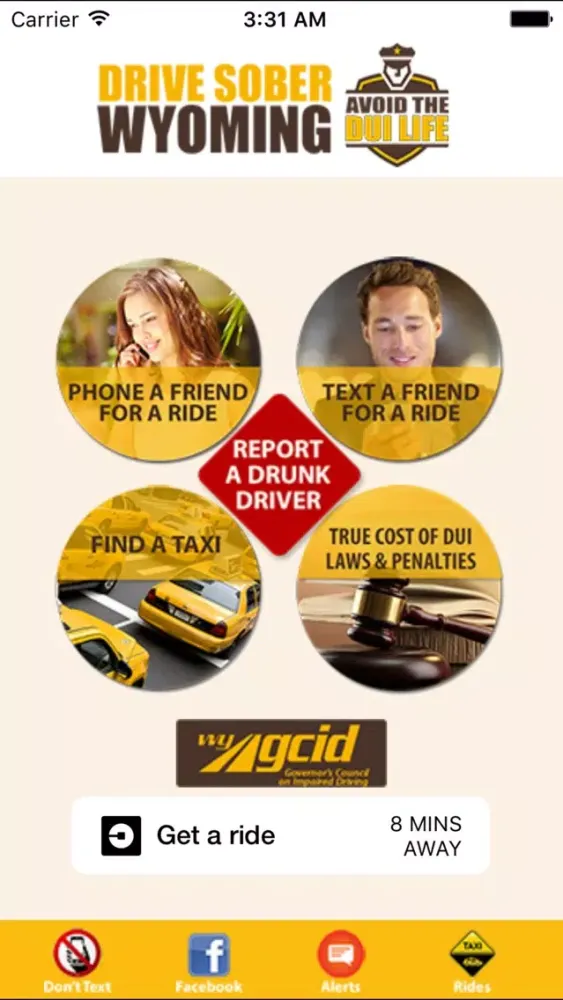 Drive Sober Wyoming Screenshots