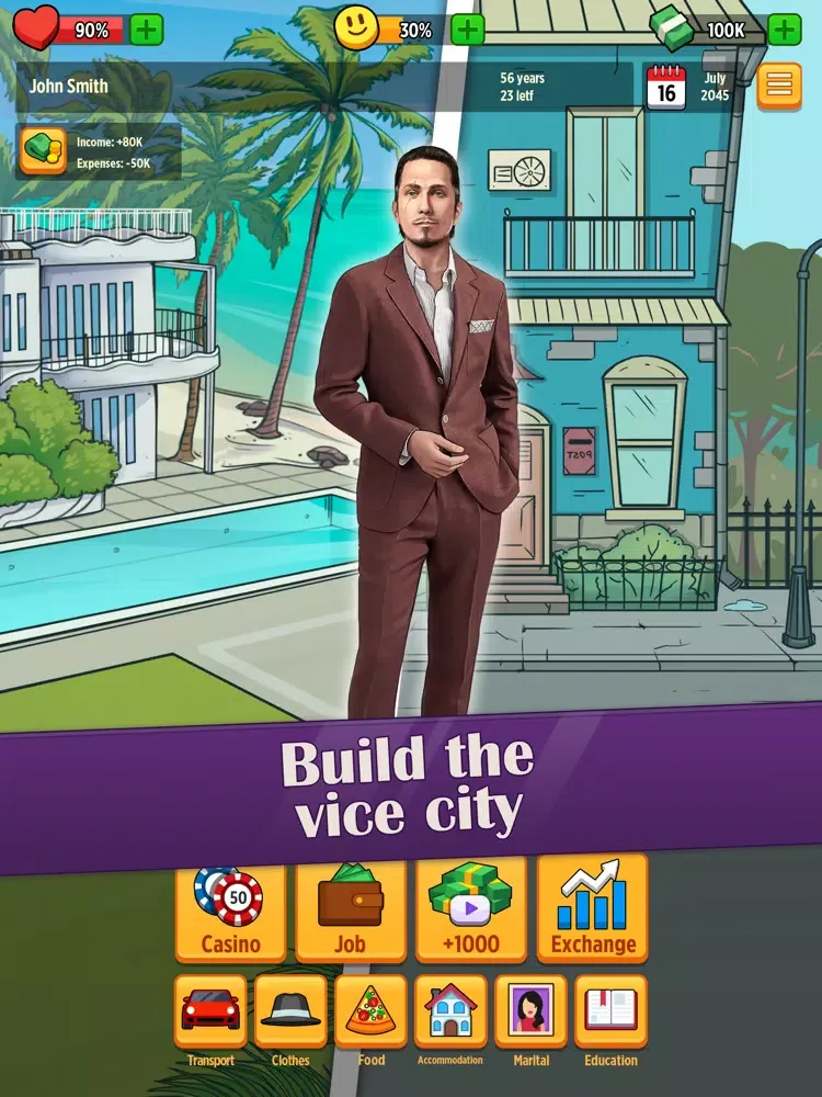 Mafia Boss: business life sim iPad 应用截图