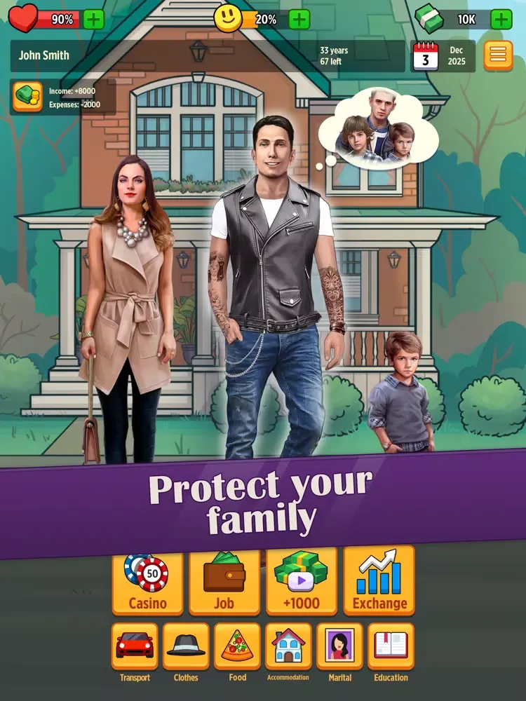 Mafia Boss: business life sim iPad 应用截图