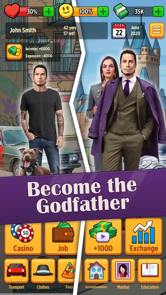 Mafia Boss: business life sim应用截图