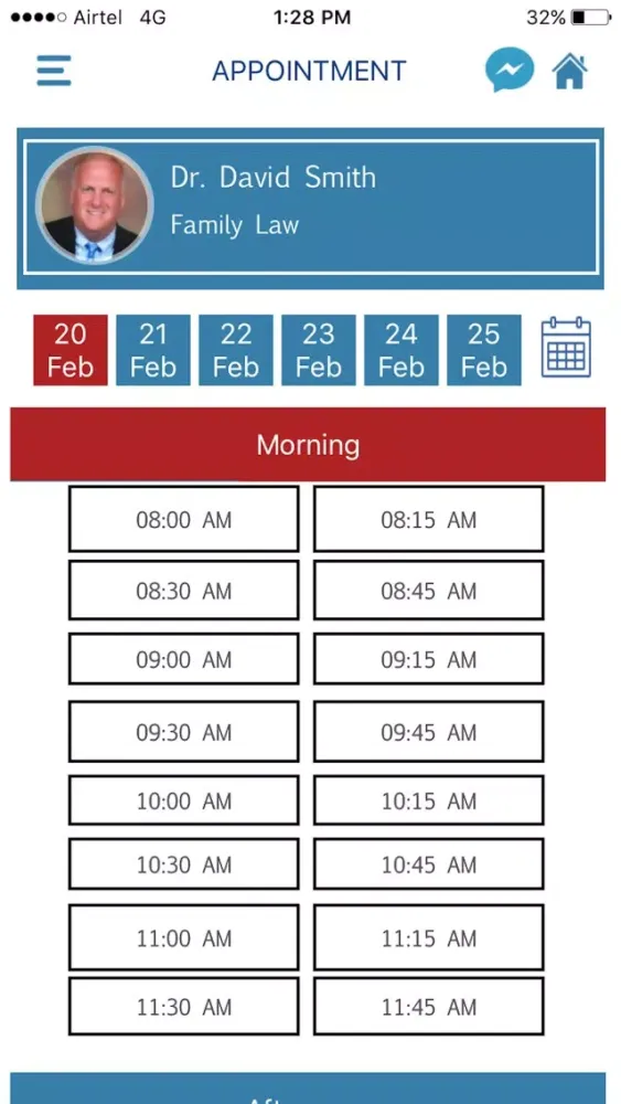Mobile Lawyer Visit Screenshots