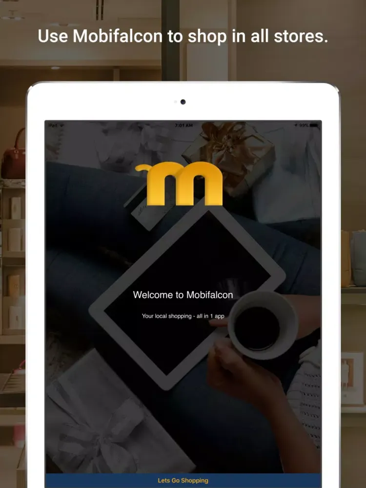 تصاویر Mobifalcon: Search, find, buy from any local store iPad 