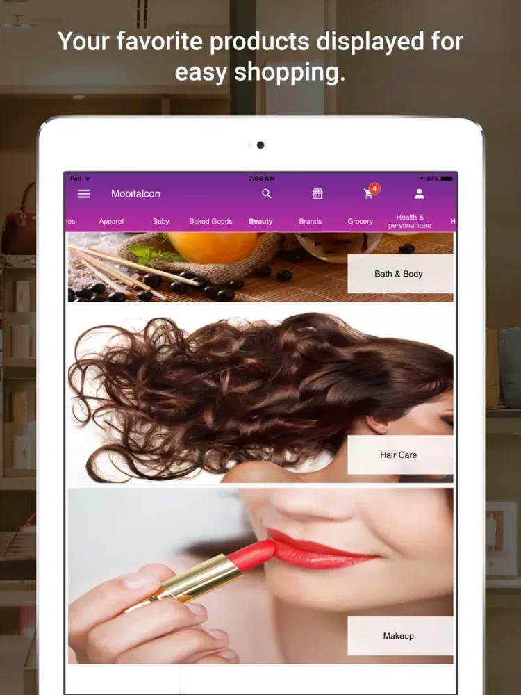 تصاویر Mobifalcon: Search, find, buy from any local store iPad 