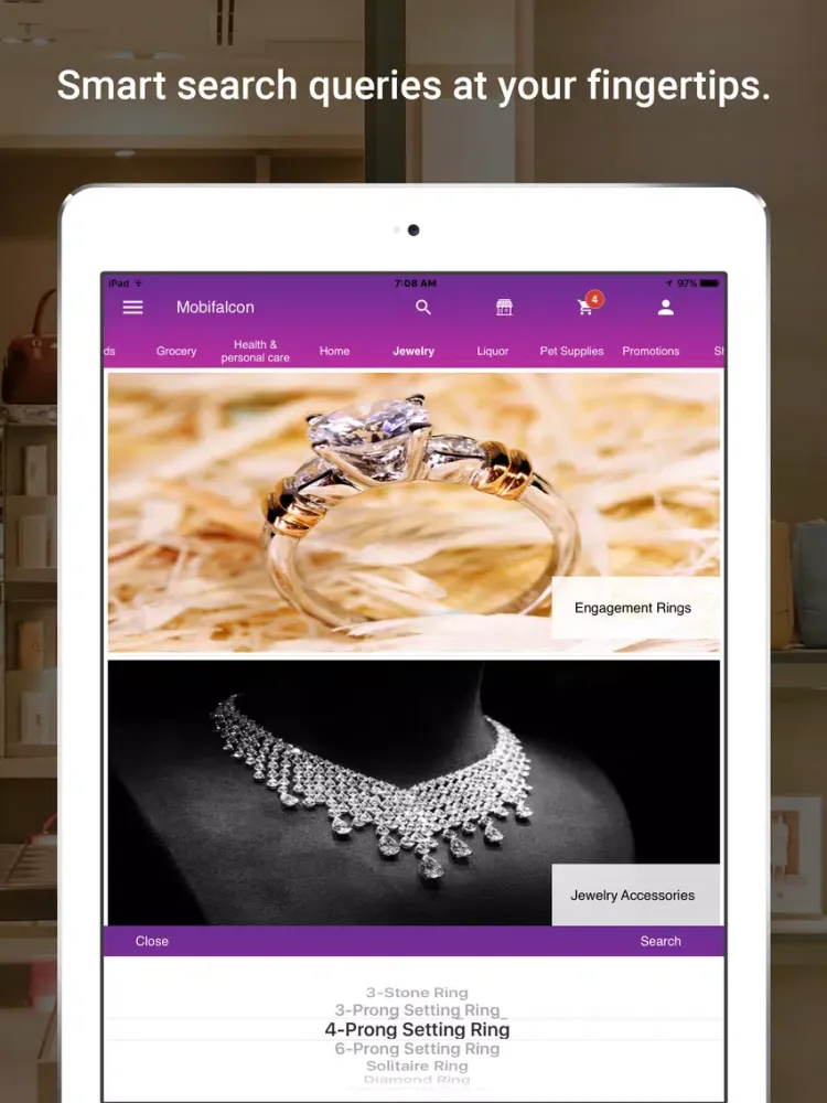 تصاویر Mobifalcon: Search, find, buy from any local store iPad 