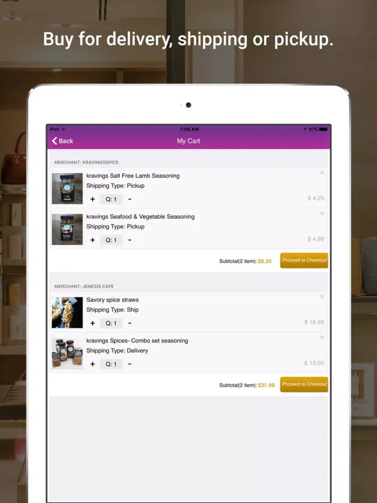 تصاویر Mobifalcon: Search, find, buy from any local store iPad 