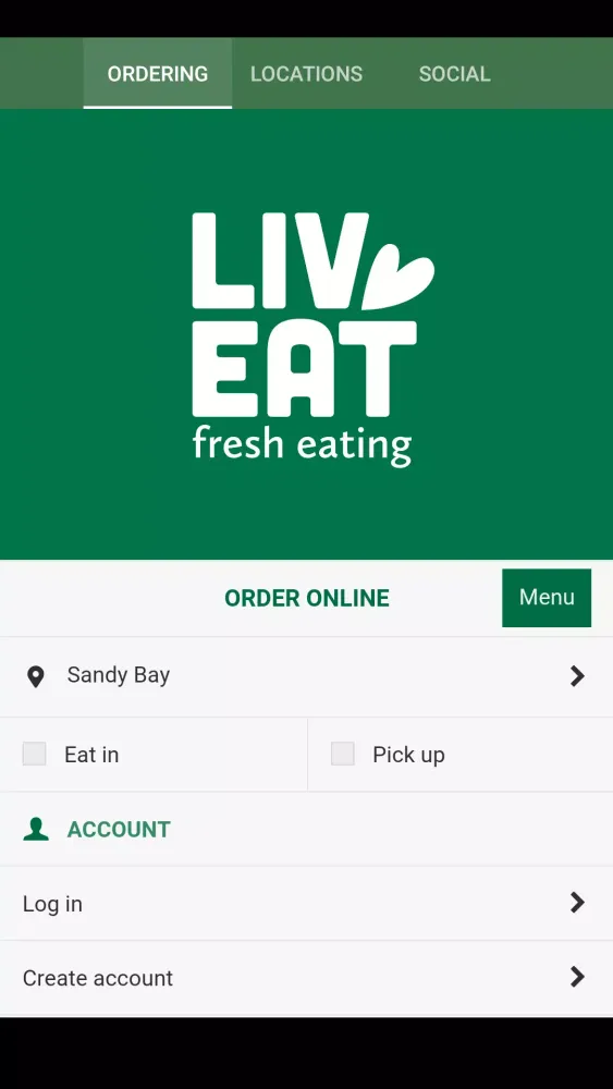 Liv Eat 스크린샷