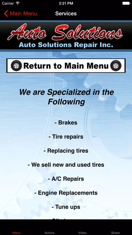 Auto Solutions Repair Inc. Screenshots