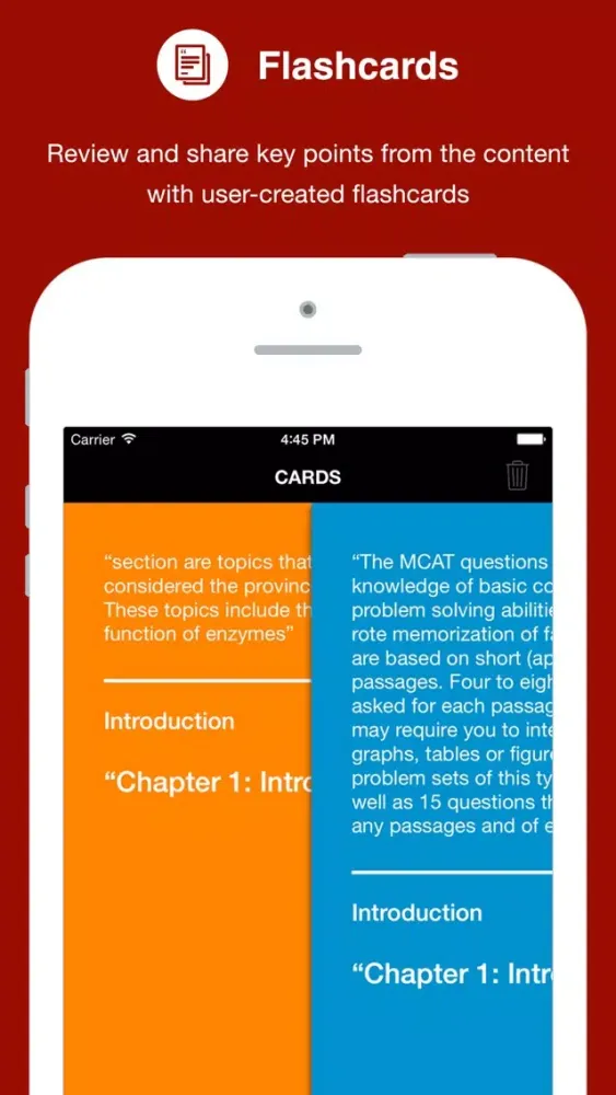 Capturas de tela do Ascent MCAT Biology