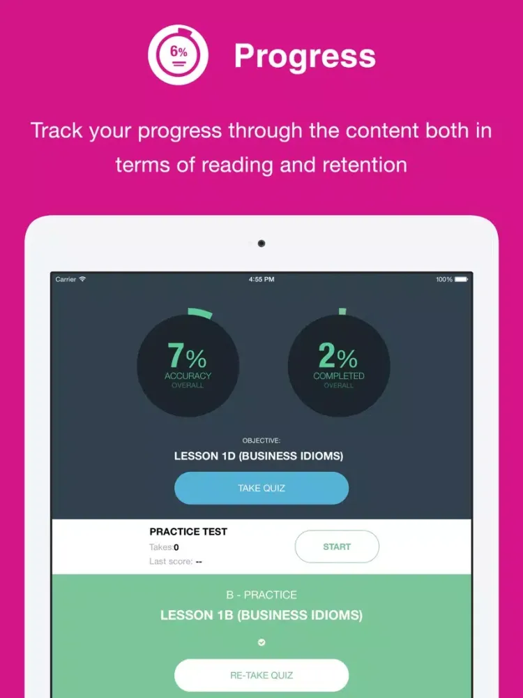 Ascent Business Idioms iPad  স্ক্রিনশট