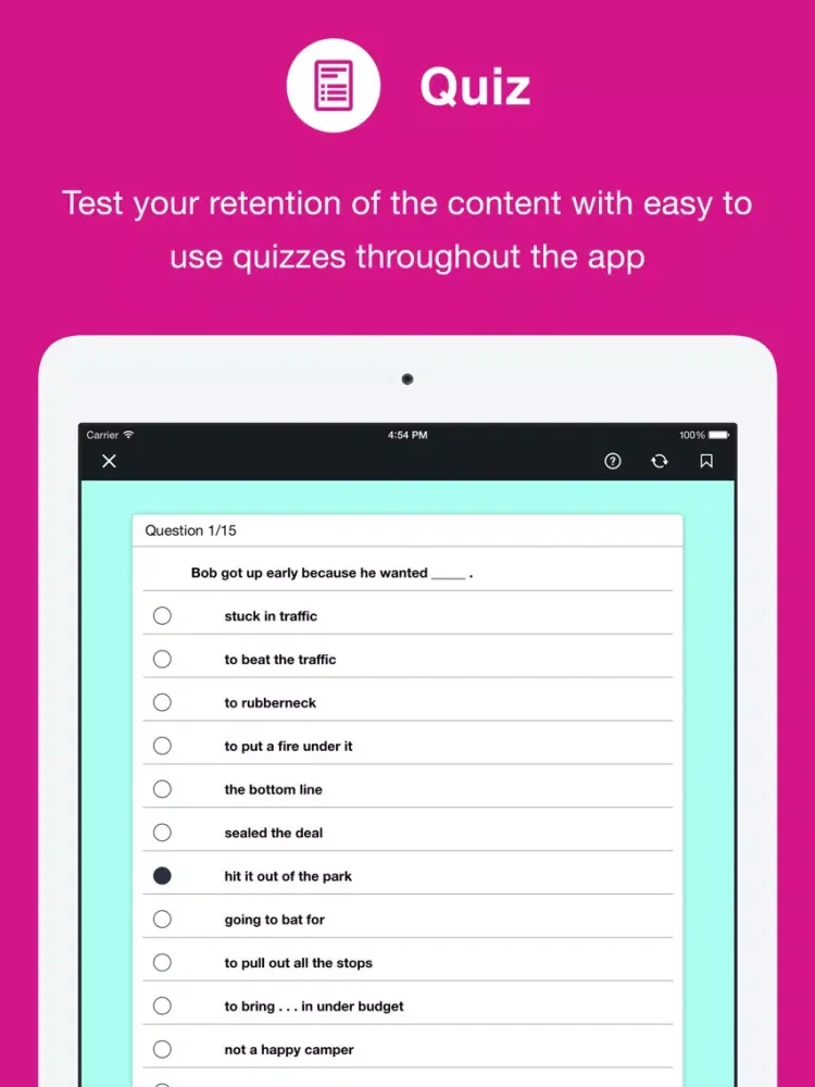 Ascent Business Idioms iPad  স্ক্রিনশট