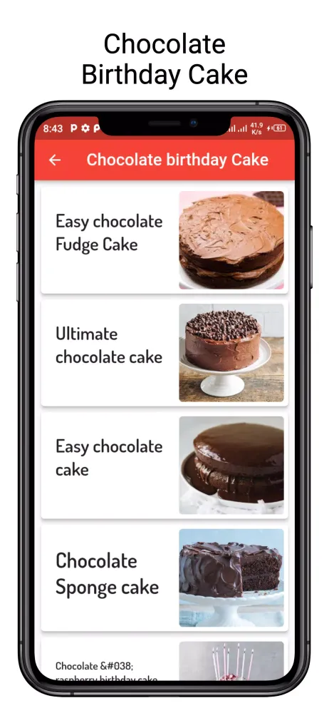 Cake Recipes Tasty Cookbook Screenshots
